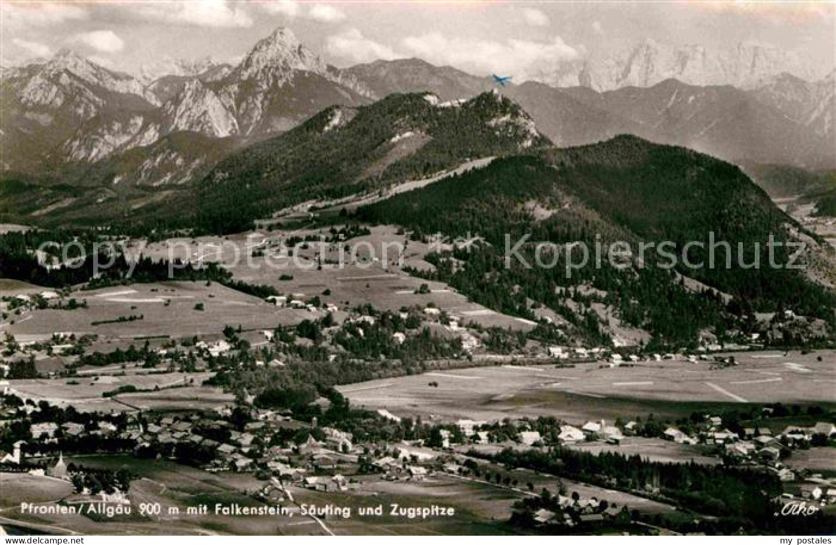 72632834 Pfronten Mit Falkenstein Saeuling Und Zugspitze Fliegeraufnahme Pfronte - Pfronten