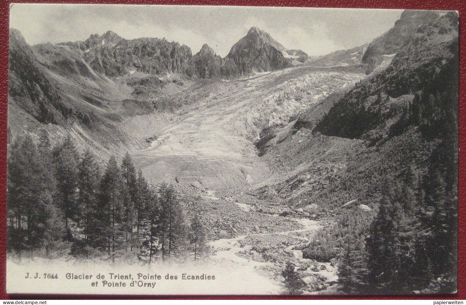 Trient  (VS) - Glacier Du Trient: Pointe Des Ecandies Et Pointe D'Oray / Gletscher - Trient