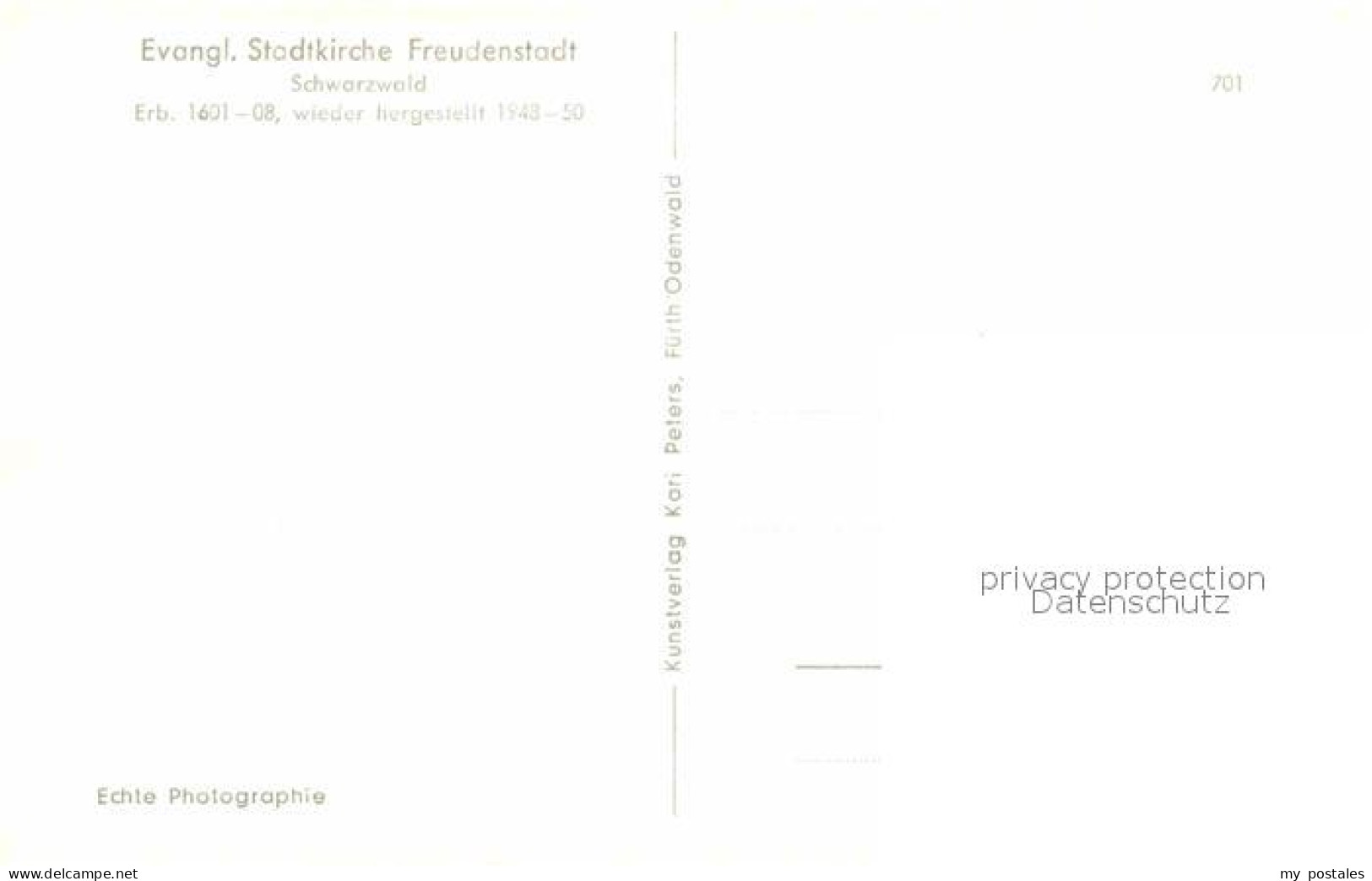 72632783 Freudenstadt Inneres Der Evangelischen Stadtkirche Freudenstadt - Freudenstadt