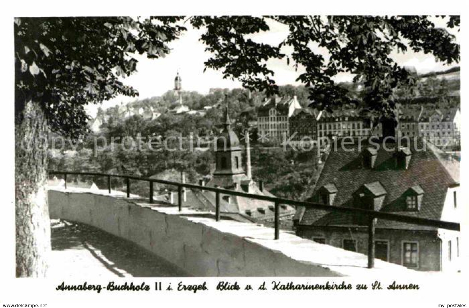 72632779 Annaberg-Buchholz Erzgebirge Blick Von Der Katharinenkirche Zu St Annen - Annaberg-Buchholz