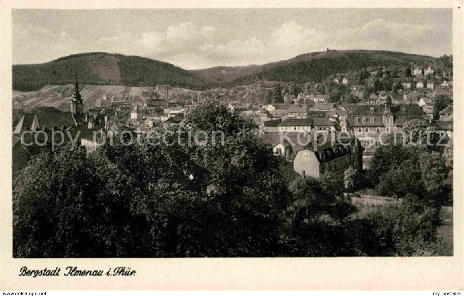 72632776 Ilmenau Thueringen Panorama Bergstadt Ilmenau - Ilmenau