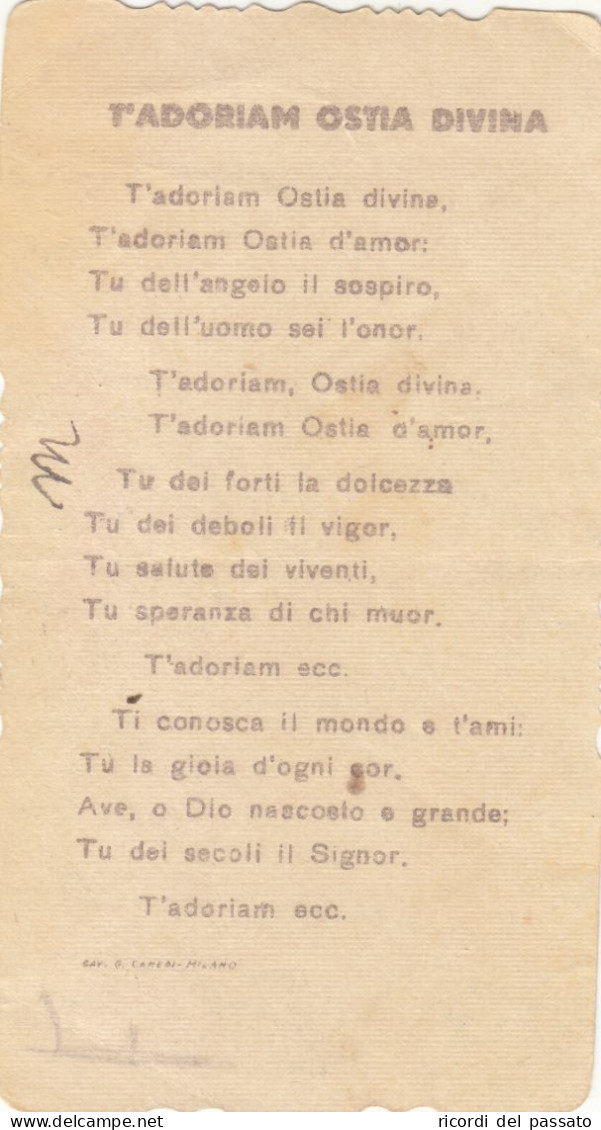 Santino Fustellato Ss.sacramento - Andachtsbilder