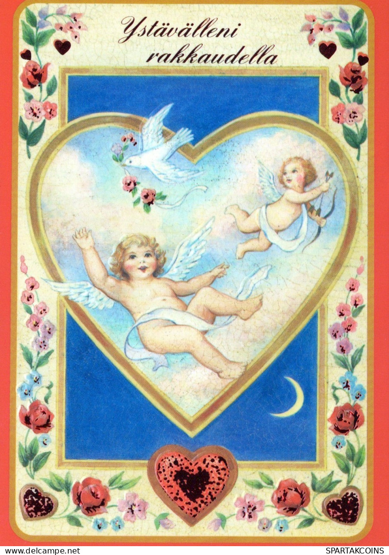 ANGELO Buon Anno Natale Vintage Cartolina CPSM #PAJ092.IT - Angels