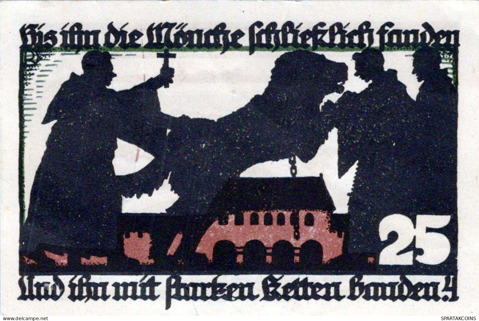 25 PFENNIG 1922 Stadt VECHTA Oldenburg DEUTSCHLAND Notgeld Banknote #PJ104 - [11] Local Banknote Issues