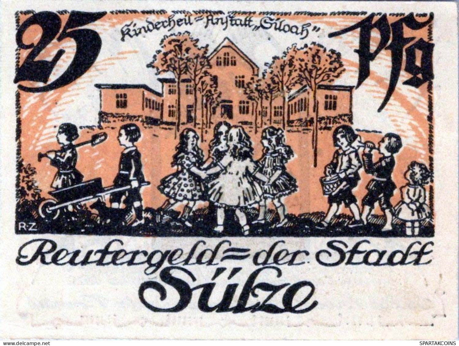 25 PFENNIG 1922 Stadt SÜLZE Mecklenburg-Schwerin UNC DEUTSCHLAND Notgeld #PI972 - [11] Emissions Locales