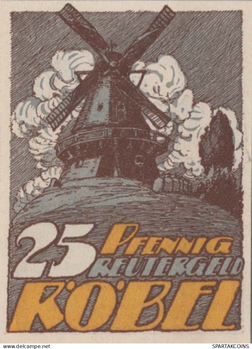 25 PFENNIG 1922 Stadt RoBEL Mecklenburg-Schwerin DEUTSCHLAND Notgeld #PG332 - [11] Lokale Uitgaven