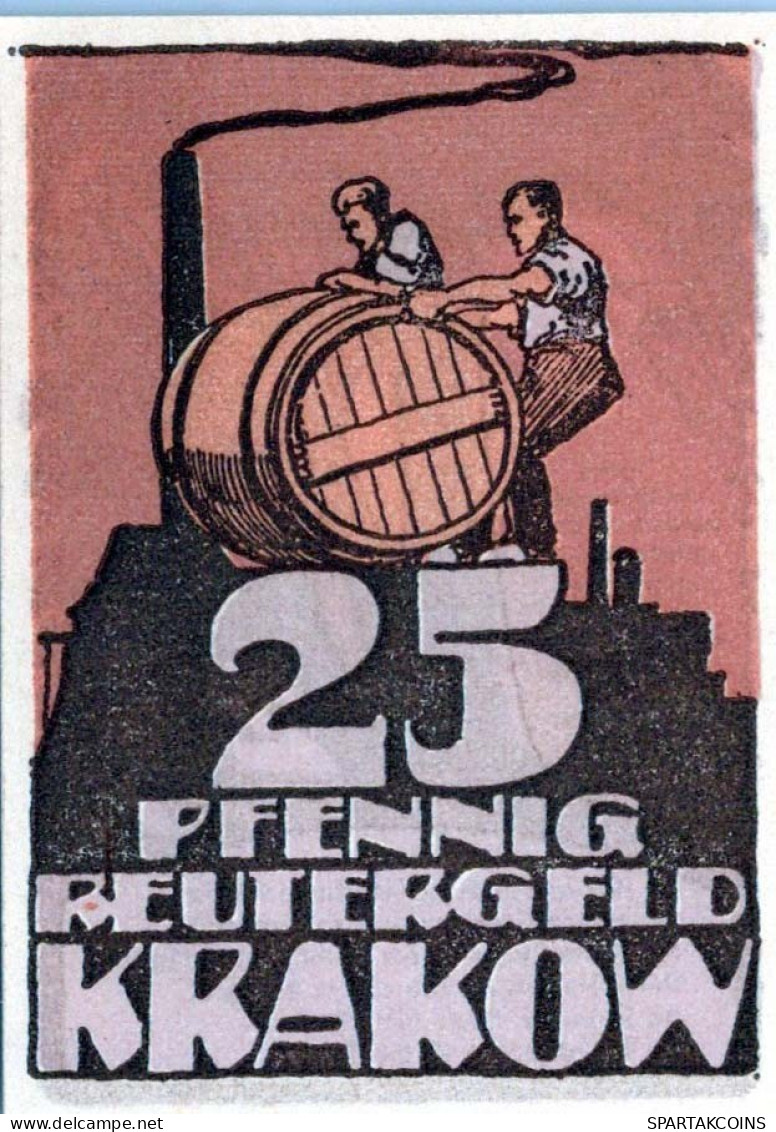 25 PFENNIG 1922 Stadt KRAKOW AM SEE Mecklenburg-Schwerin DEUTSCHLAND #PG342 - [11] Local Banknote Issues