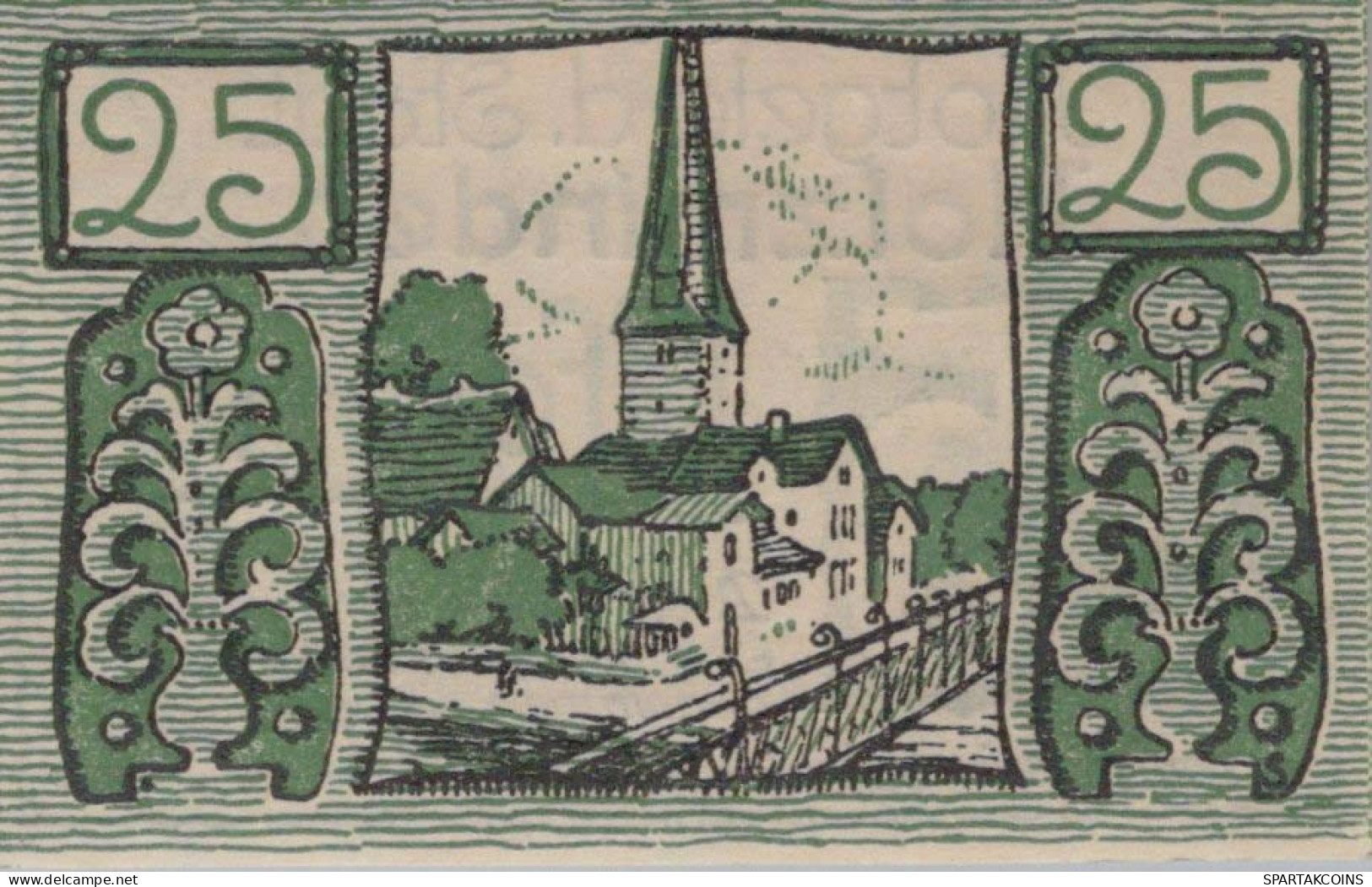 25 PFENNIG 1922 Stadt HOLZMINDEN Brunswick DEUTSCHLAND Notgeld Banknote #PG399 - [11] Local Banknote Issues