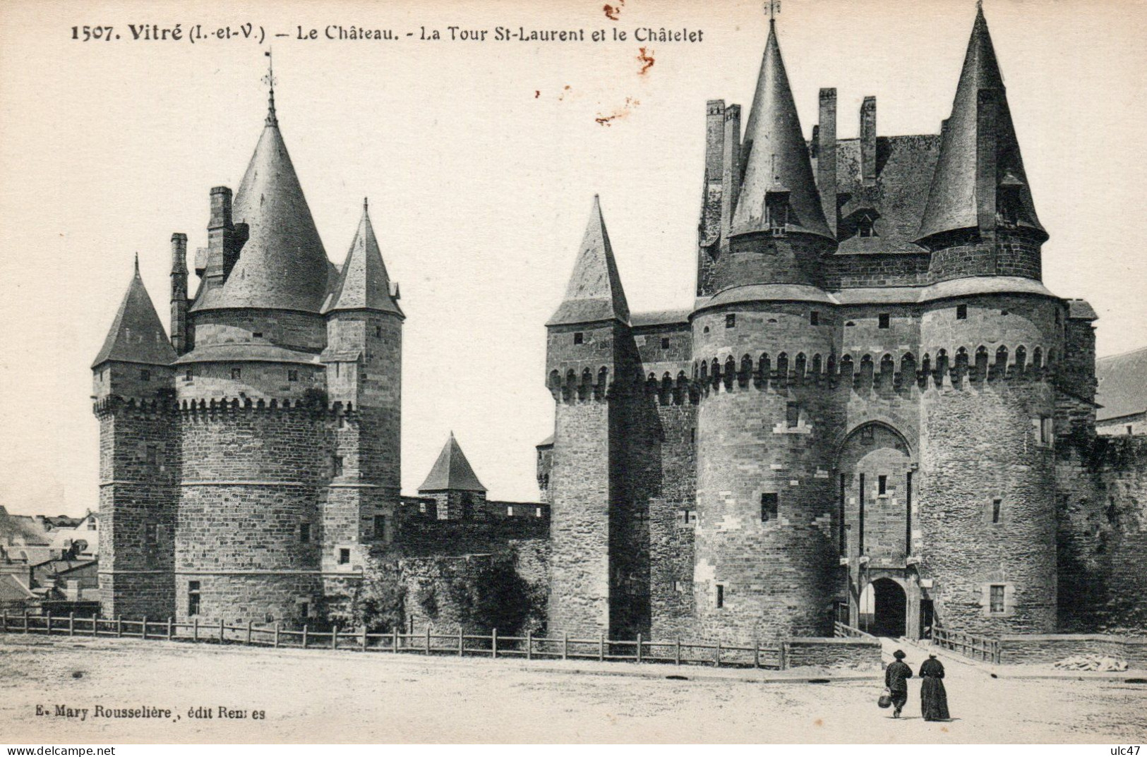 - 35 - VITRE. - Le Château. - La Tour St-Laurent Et Le Châtelet. - - Vitre