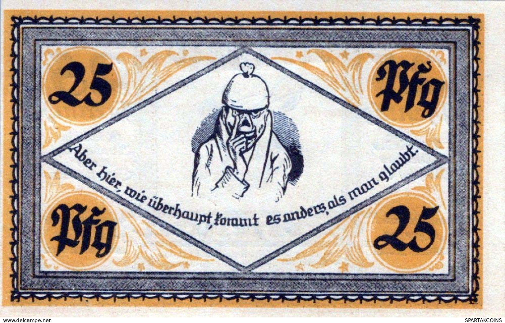 25 PFENNIG 1921 Stadt STOLZENAU Hanover DEUTSCHLAND Notgeld Banknote #PG236 - [11] Emissions Locales