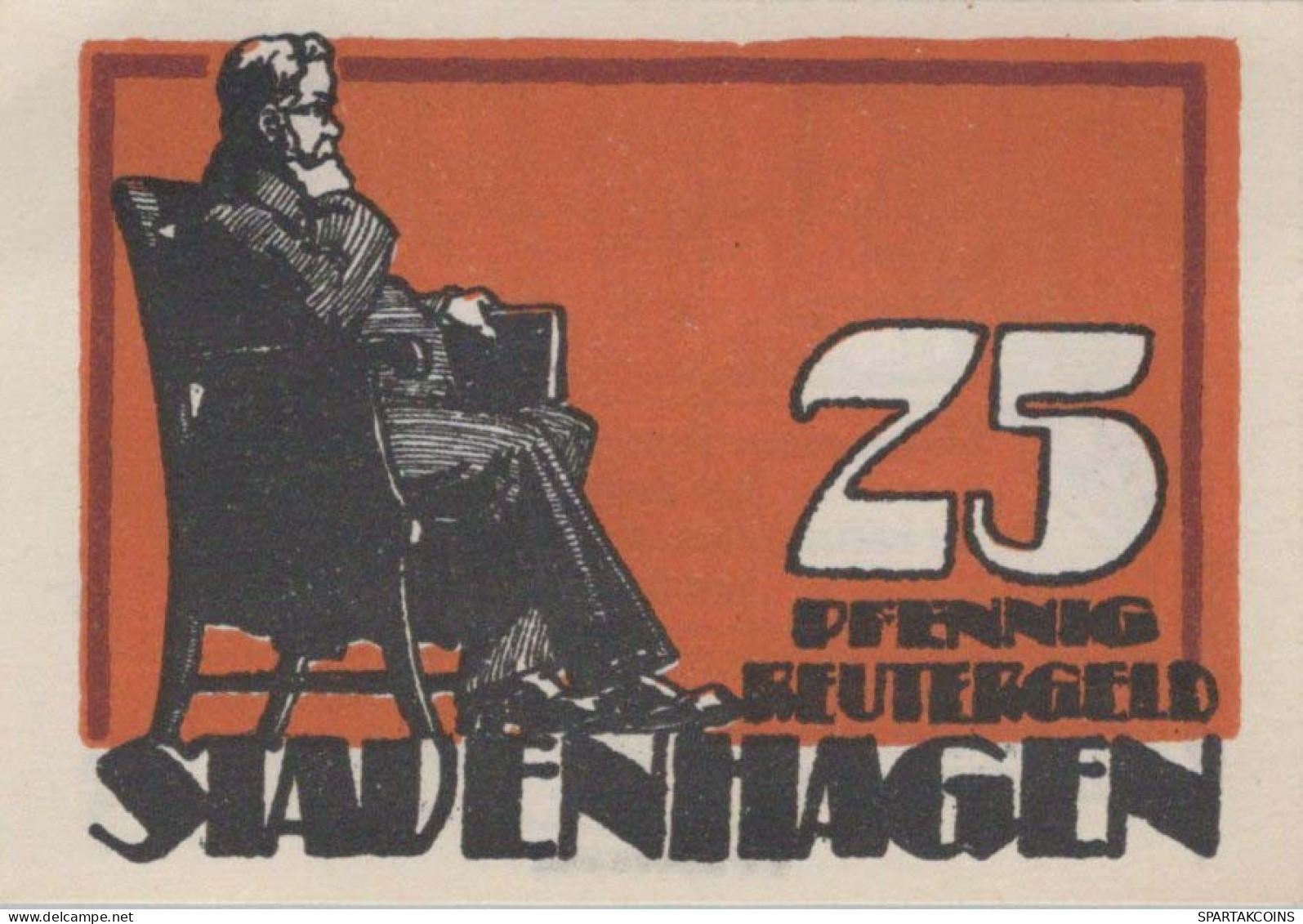 25 PFENNIG 1921 Stadt STAVENHAGEN Mecklenburg-Schwerin UNC DEUTSCHLAND #PI591 - Lokale Ausgaben