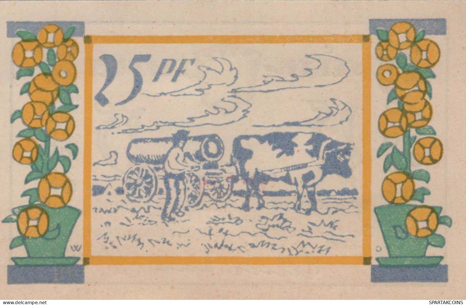 25 PFENNIG 1921 Stadt SEETH-EKHOLT Schleswig-Holstein DEUTSCHLAND Notgeld #PF469 - [11] Emissions Locales