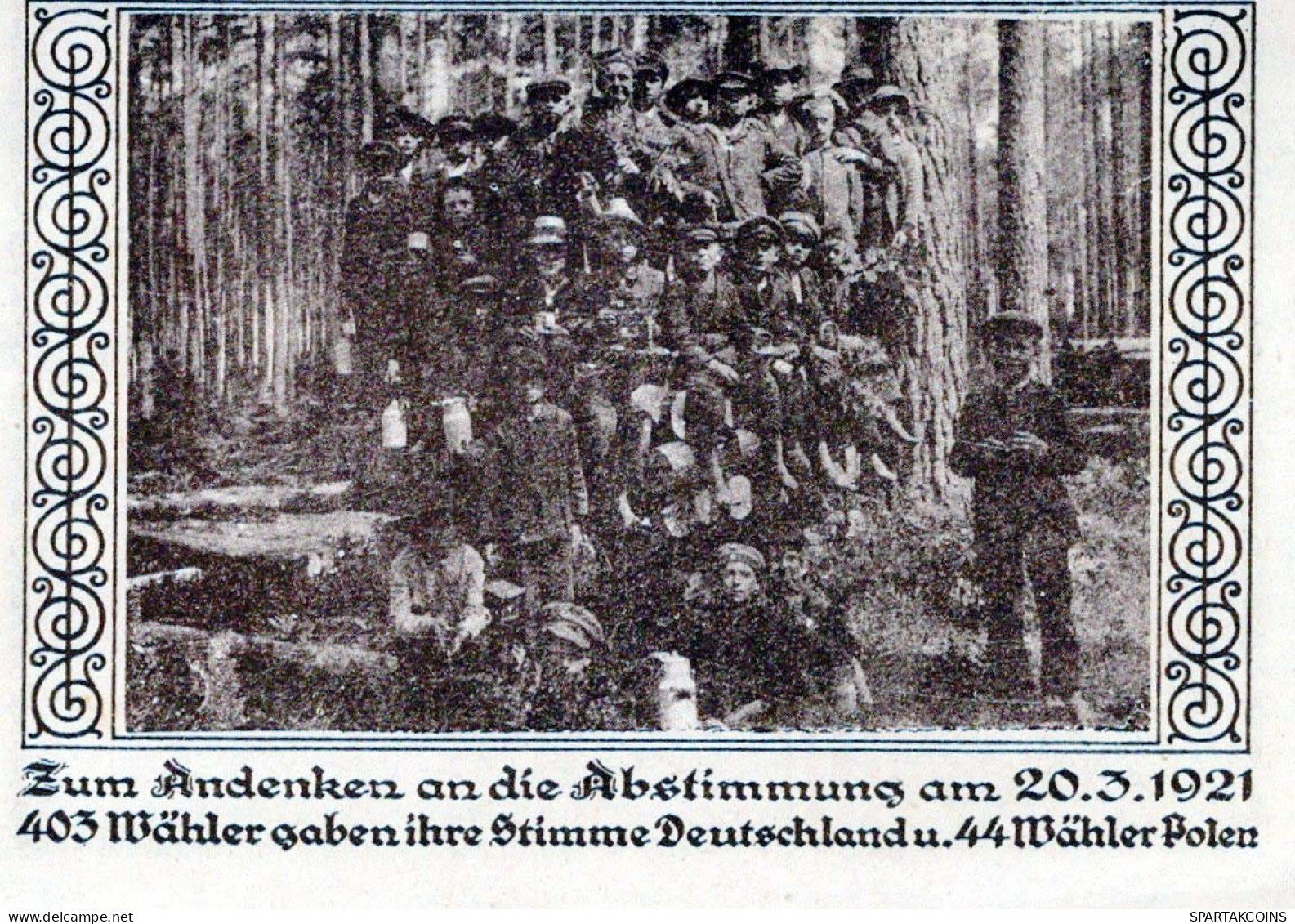25 PFENNIG 1921 Stadt PRZYSCHETZ Oberen Silesia UNC DEUTSCHLAND Notgeld #PB777 - [11] Emissions Locales