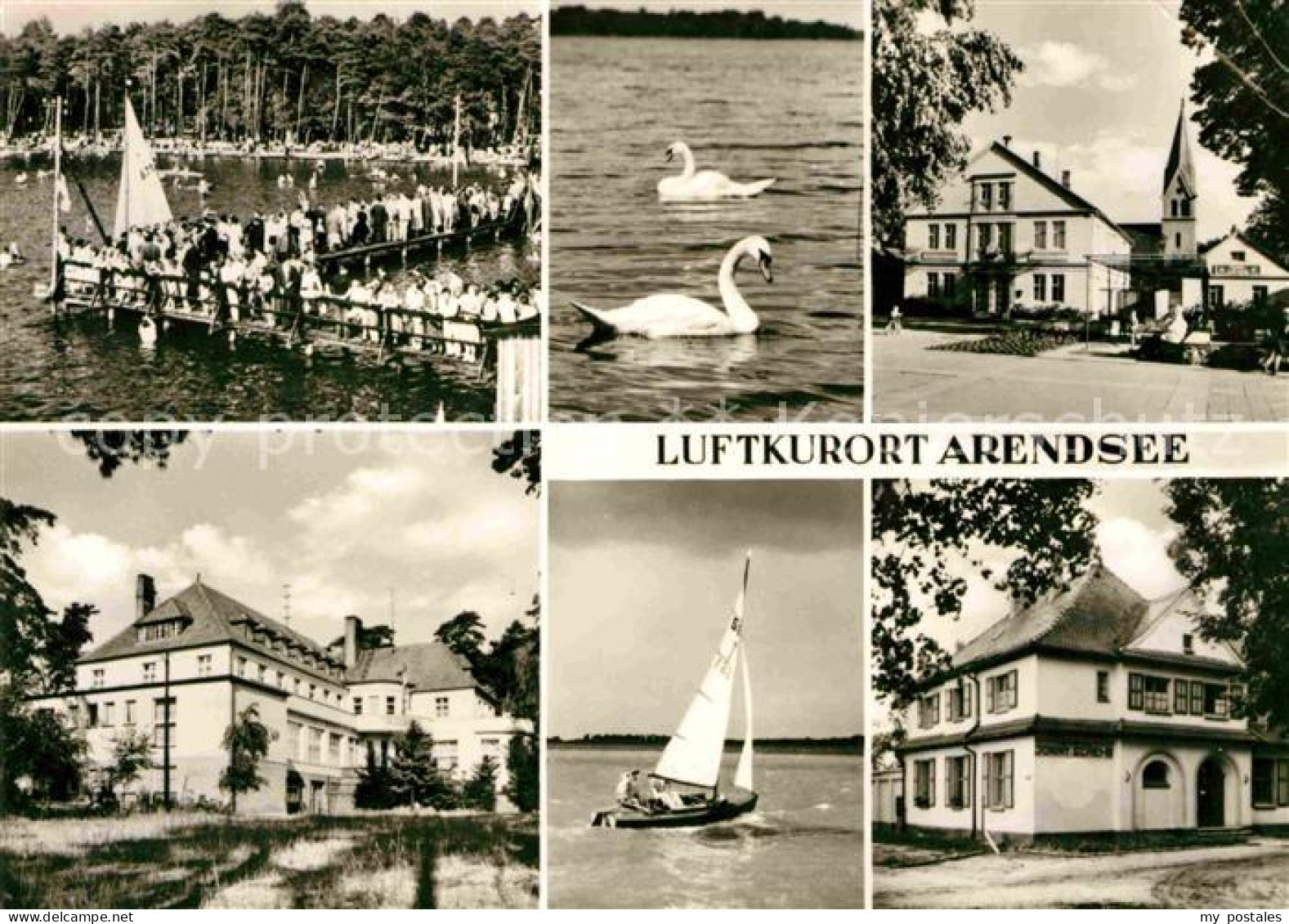 72632619 Arendsee Ostseebad Strandbad Ferienheim Schwaene Segeln Arendsee Ostsee - Kuehlungsborn