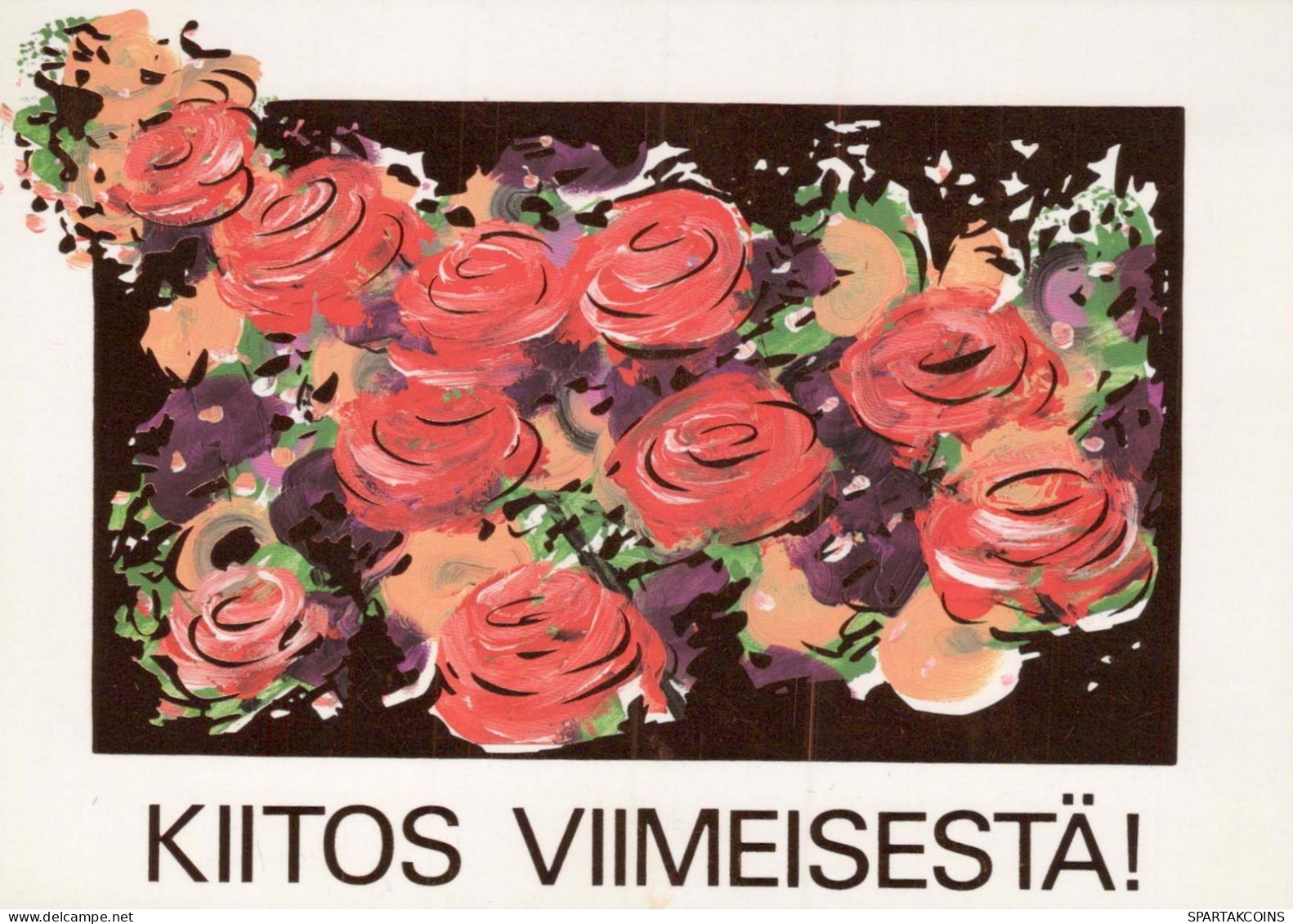 FLOWERS Vintage Ansichtskarte Postkarte CPSM #PAS655.DE - Fleurs