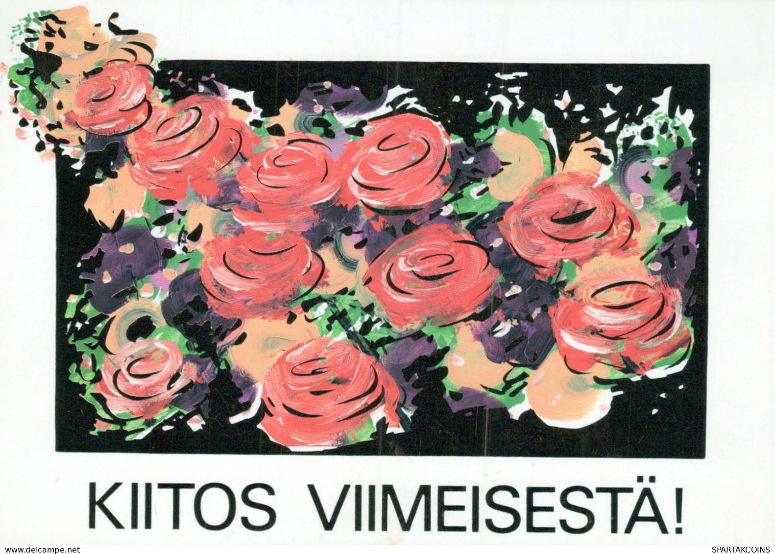 FLOWERS Vintage Ansichtskarte Postkarte CPSM #PAS655.DE - Fleurs