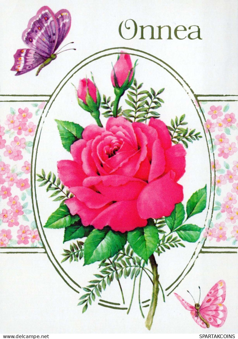 FLOWERS Vintage Ansichtskarte Postkarte CPSM #PAS231.DE - Flowers