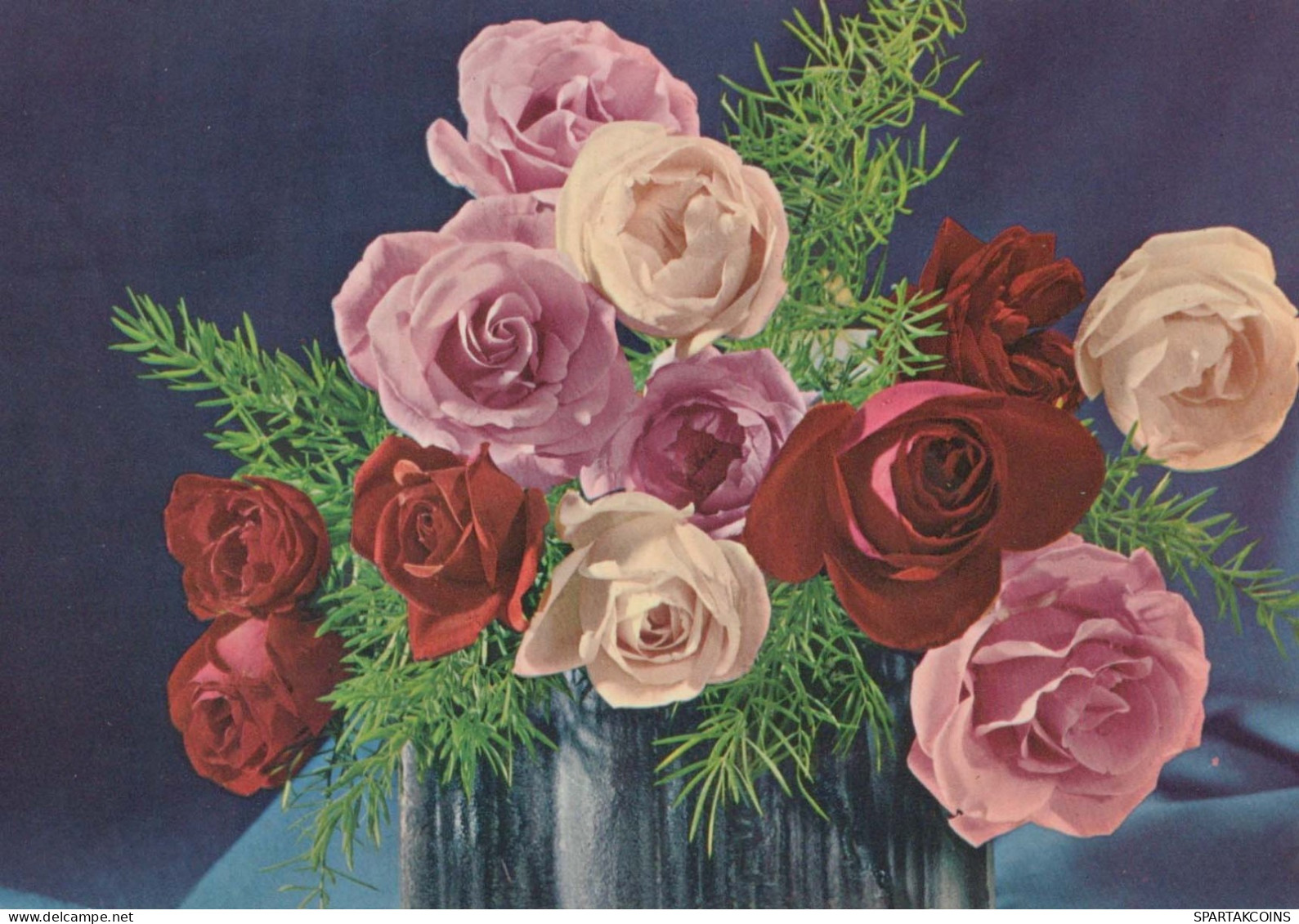 FLOWERS Vintage Ansichtskarte Postkarte CPSM #PAR750.DE - Blumen
