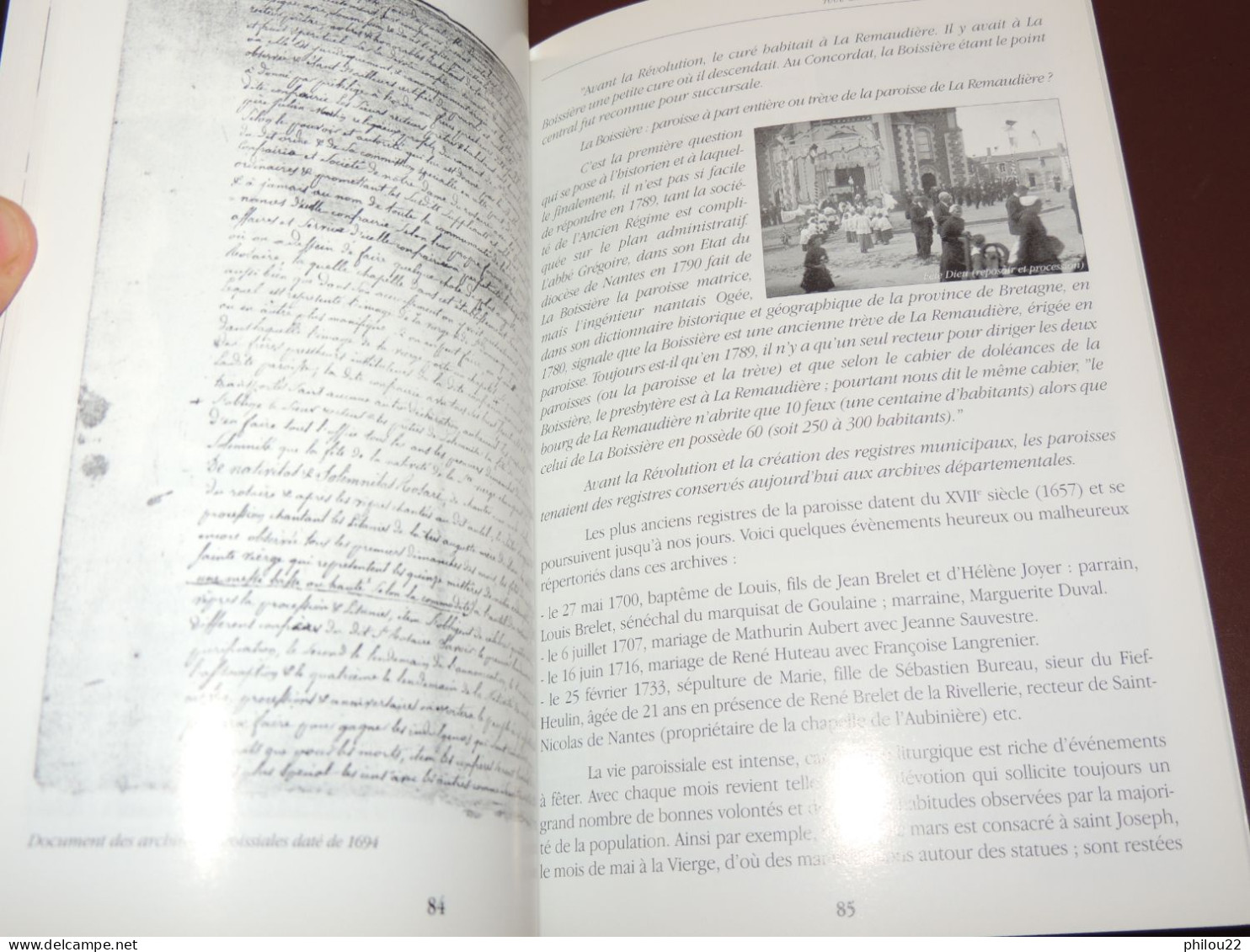 [LOIRE-ATLANTIQUE] - La Boissière-du-Doré, 1000 Ans D'histoire...  1999 - Otros & Sin Clasificación