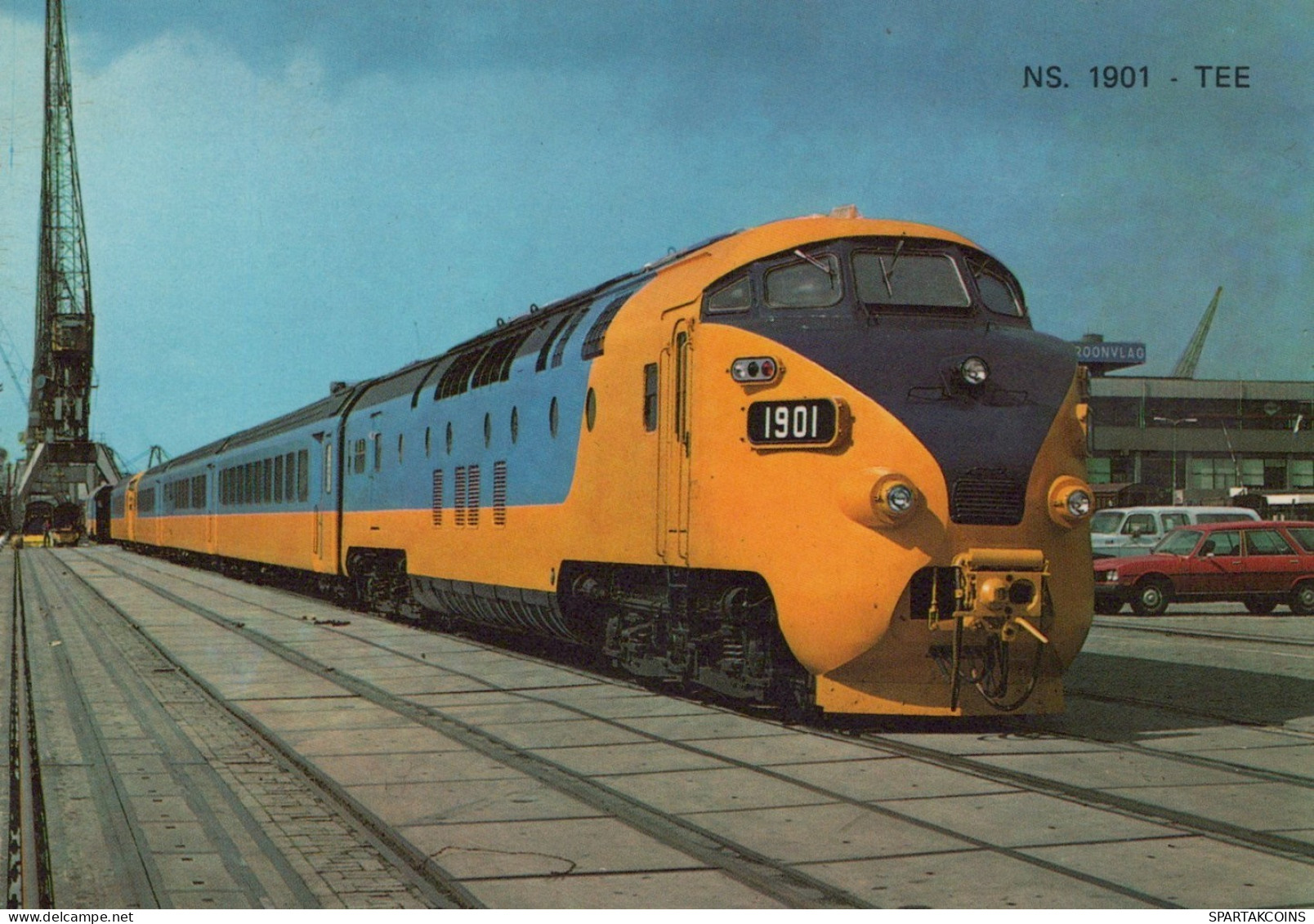 ZUG Schienenverkehr Eisenbahnen Vintage Ansichtskarte Postkarte CPSM #PAA766.DE - Trains