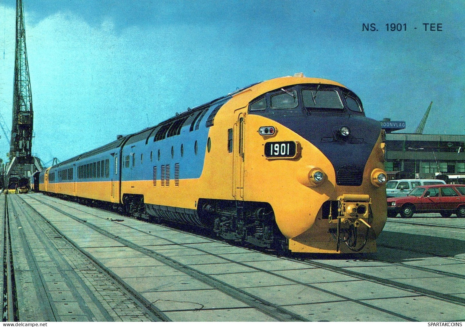 ZUG Schienenverkehr Eisenbahnen Vintage Ansichtskarte Postkarte CPSM #PAA766.DE - Trains