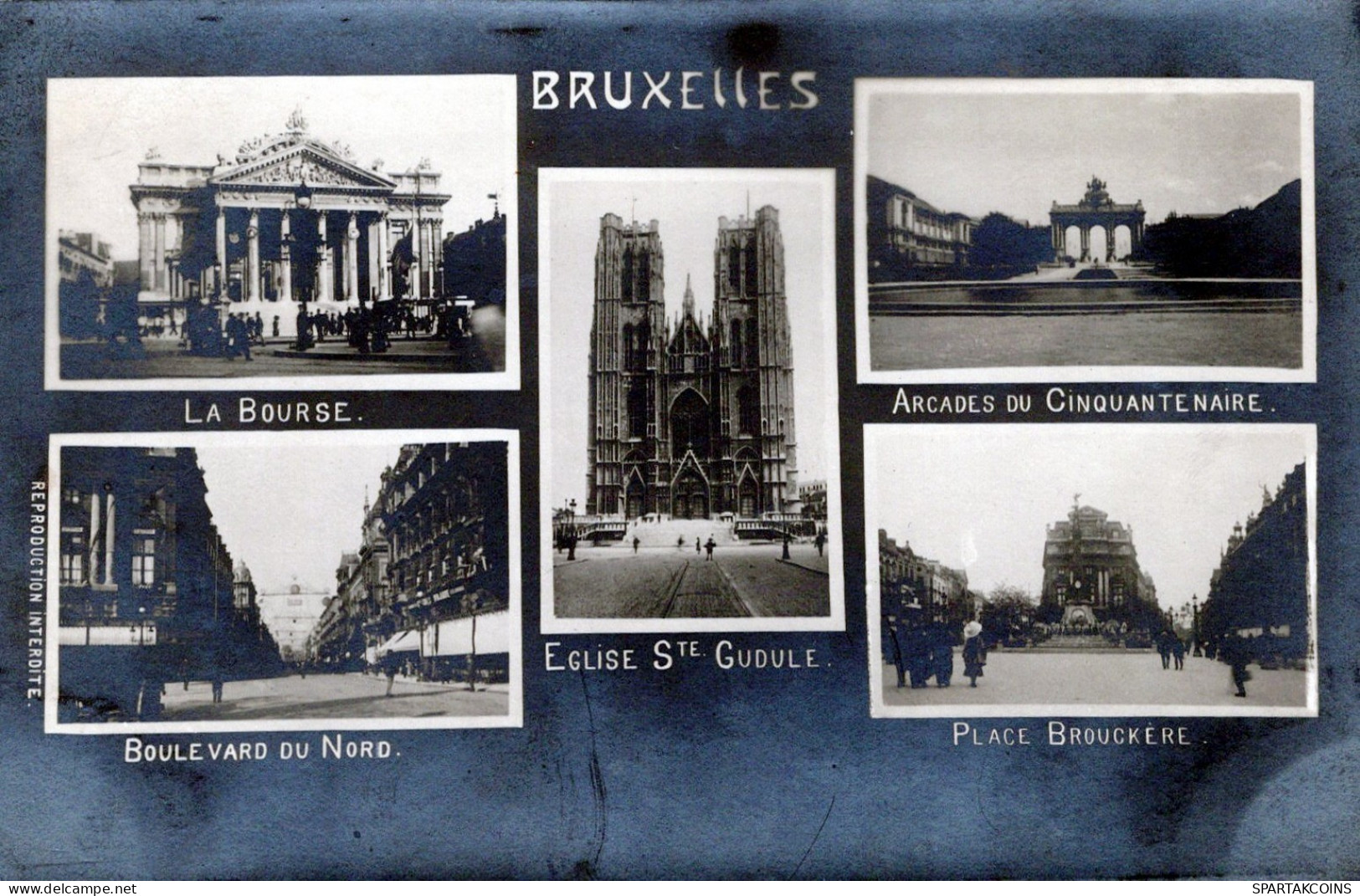 BELGIO BRUXELLES Cartolina CPA #PAD613.IT - Brussel (Stad)
