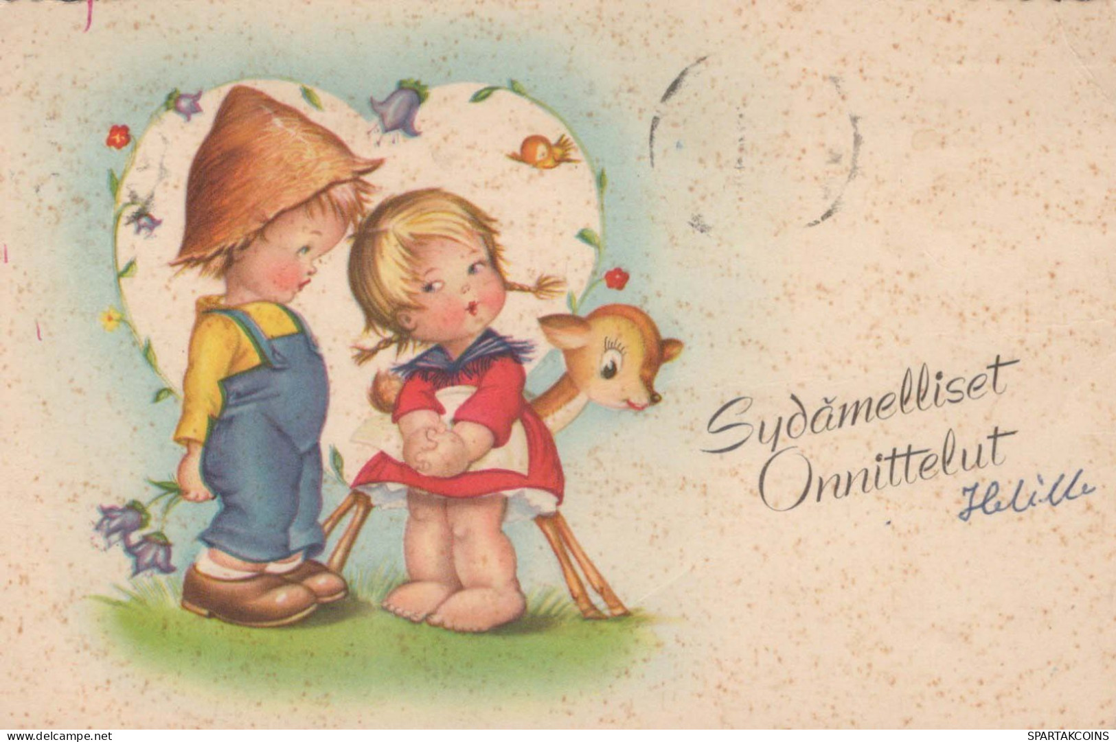 BAMBINO BAMBINO Scena S Paesaggios Vintage Cartolina CPSMPF #PKG743.IT - Scènes & Paysages