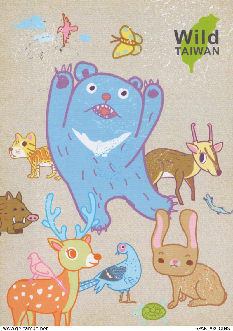 CAPRA Animale Vintage Cartolina CPSM #PBS610.IT - Humour
