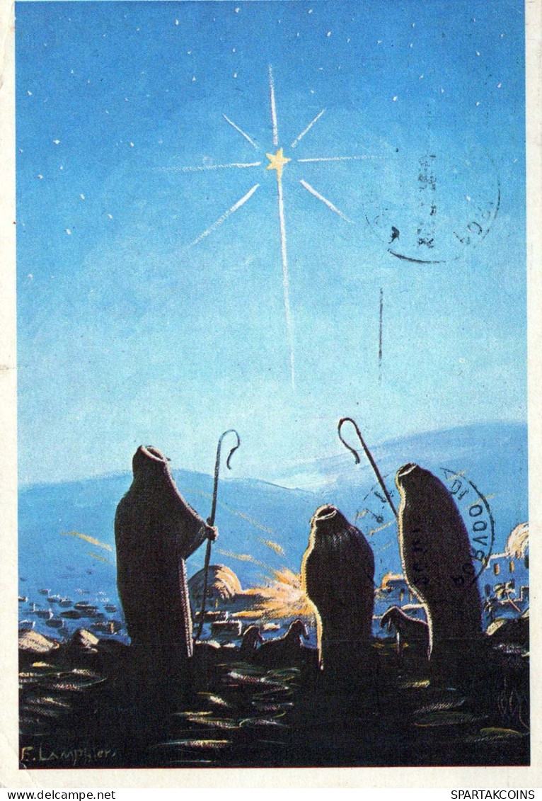 SAINT Cristianesimo Religione Vintage Cartolina CPSM #PBQ015.IT - Saints