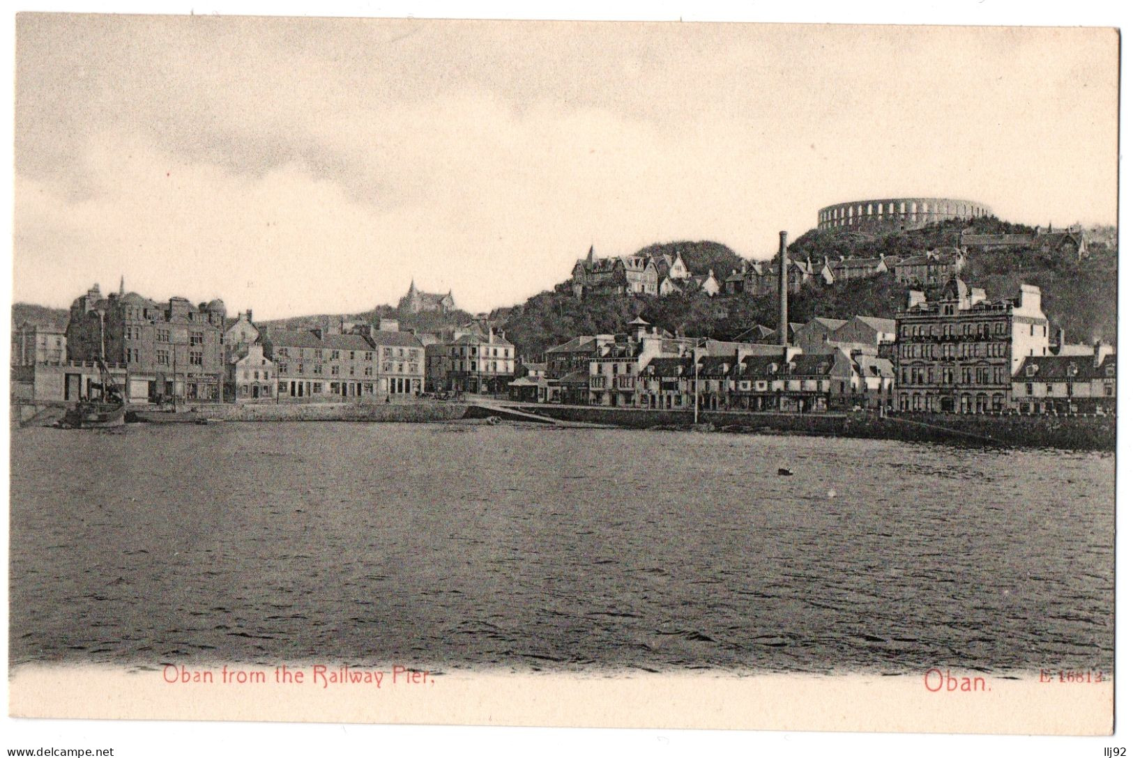 CPA ROYAUME UNI - OBAN - Oban From The Railway Pier - UK Old Postcard - Argyllshire