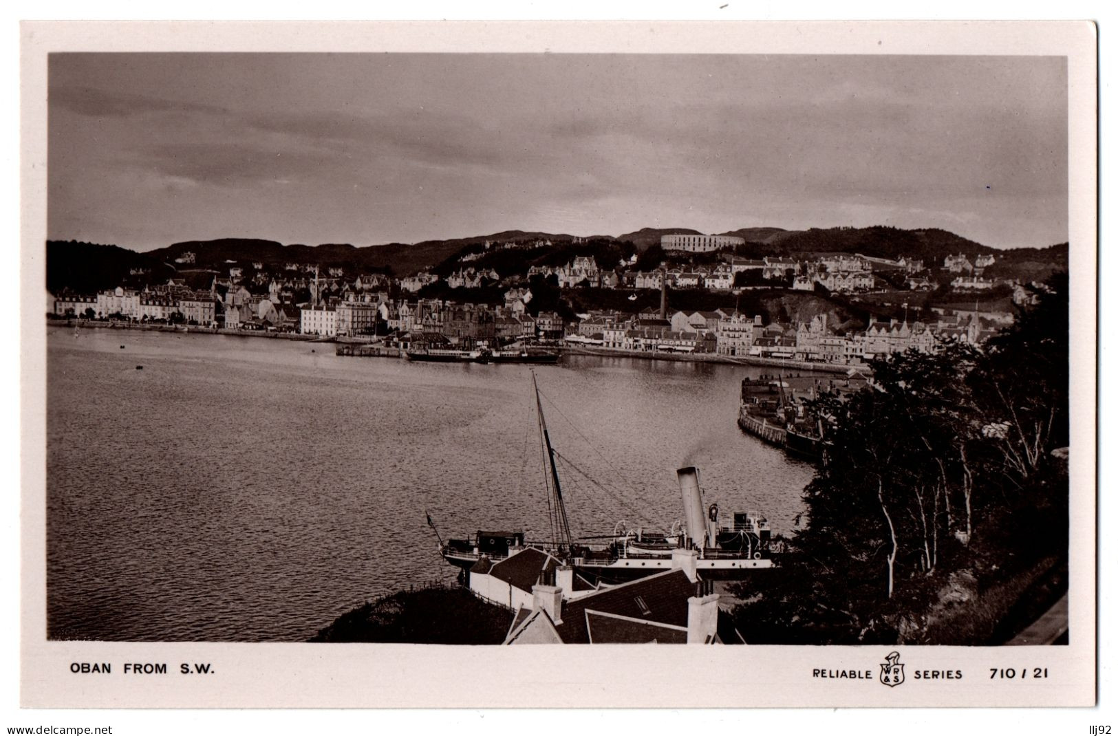 CPA ROYAUME UNI - OBAN - Oban From S. W. - UK Old Postcard - Argyllshire