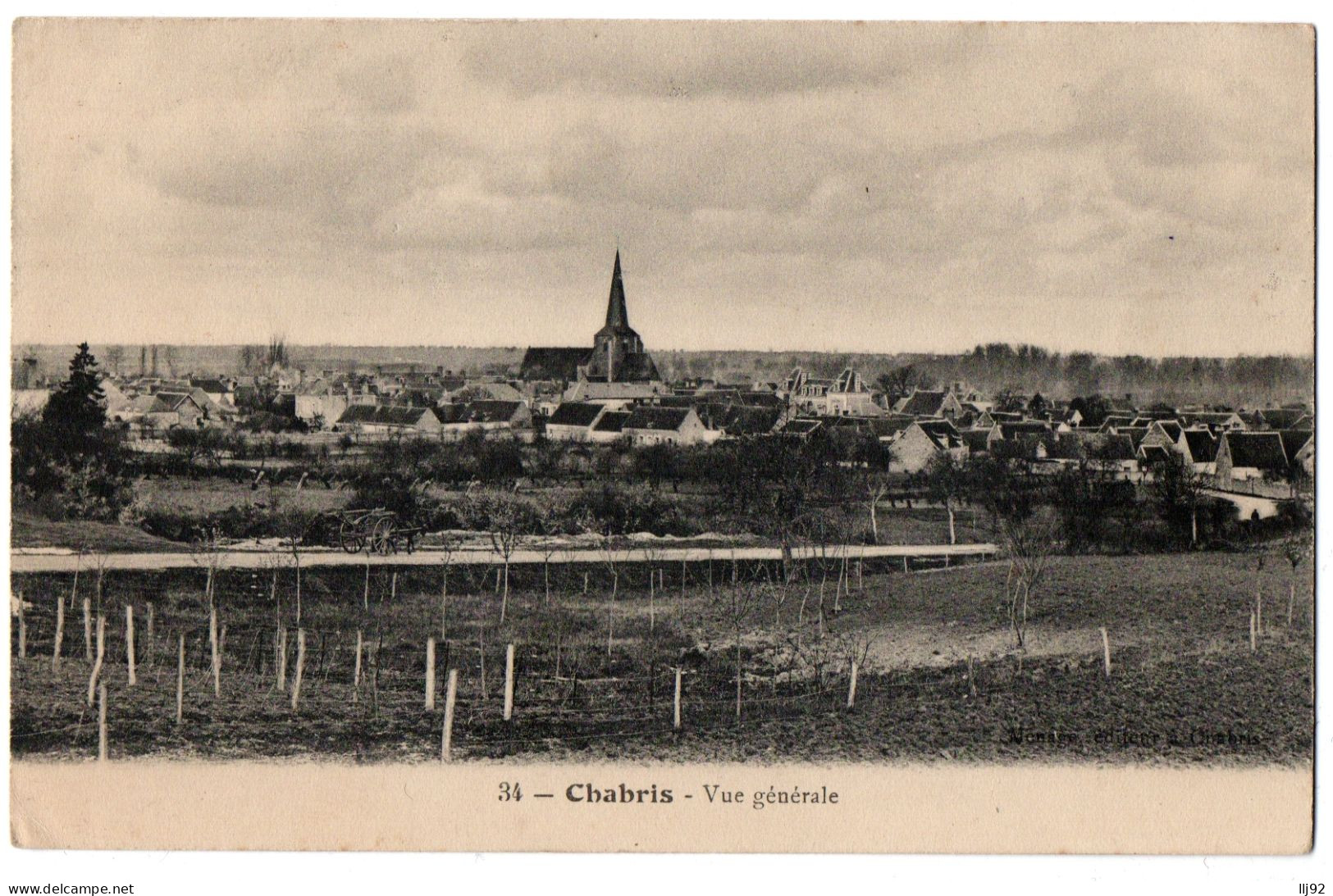 CPA 36 - CHABRIS (Indre) - 34. Vue Générale - Other & Unclassified