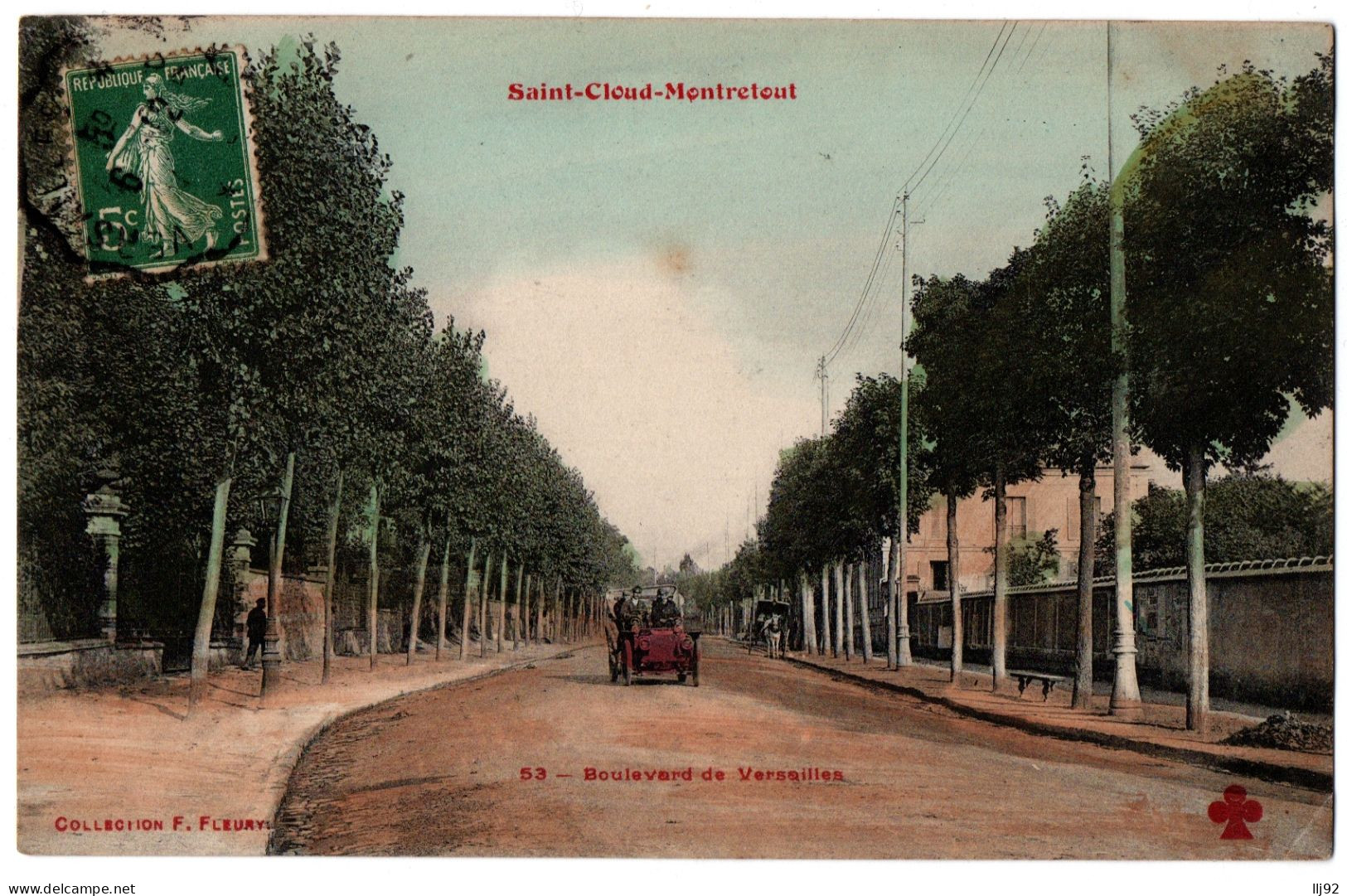 CPA 92 - SAINT-CLOUD-MONTRETOUT (Hauts De Seine) - 53. Boulevard De Versailles - Saint Cloud