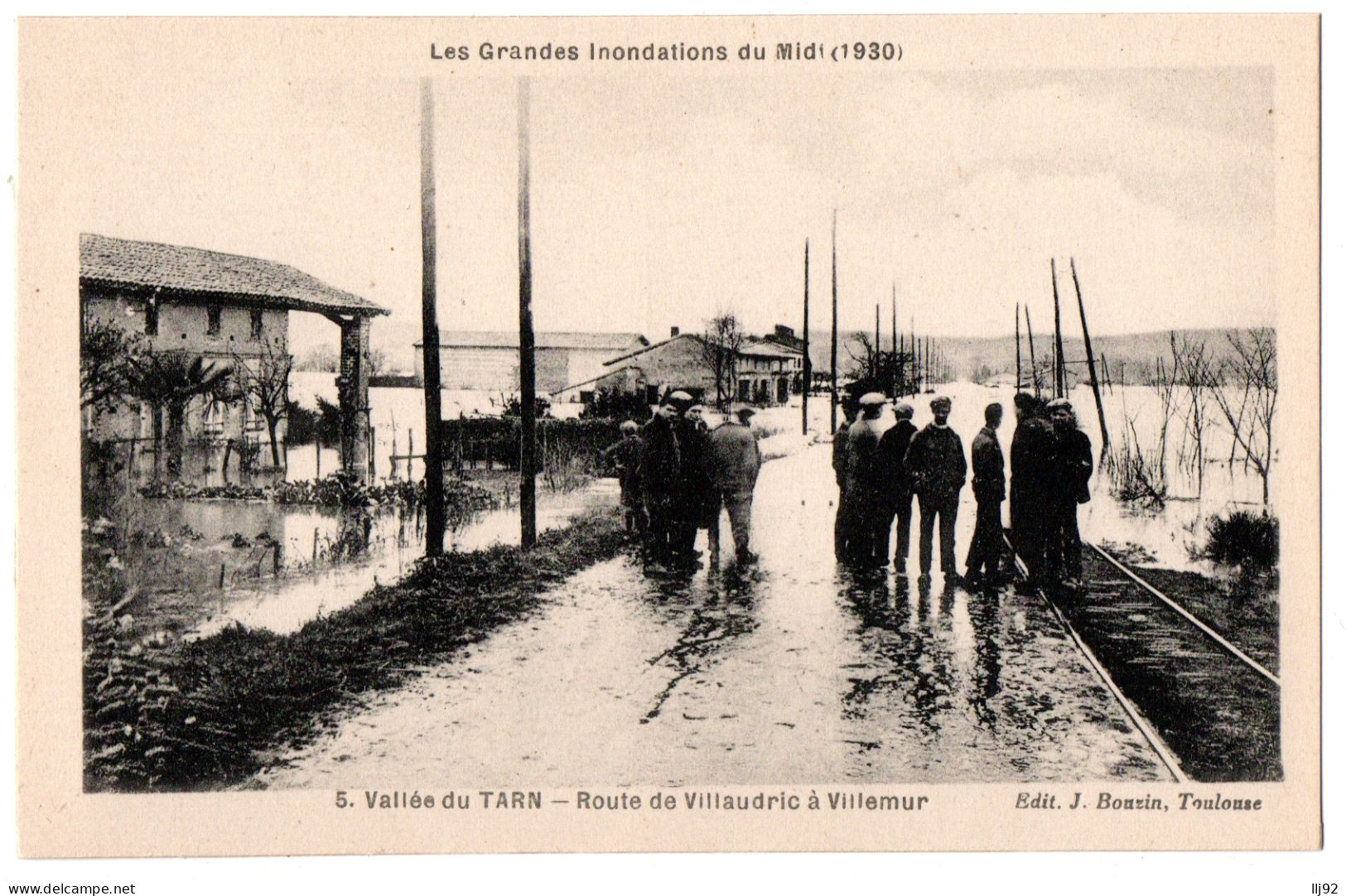 CPA 31 - Vallée Du Tarn (Haute Garonne) - 5. Route De Villaudric à VIllemur - Autres & Non Classés