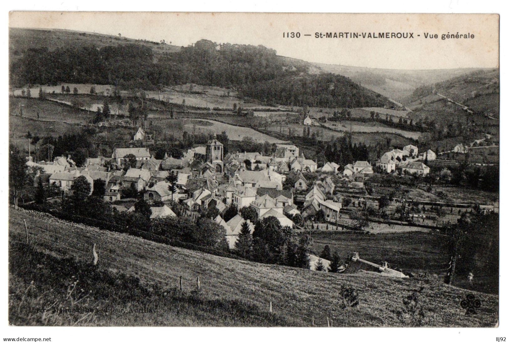 CPA 15 - SAINT-MARTIN-VALMEROUX (Cantal) - 1130. Vue Générale - Autres & Non Classés