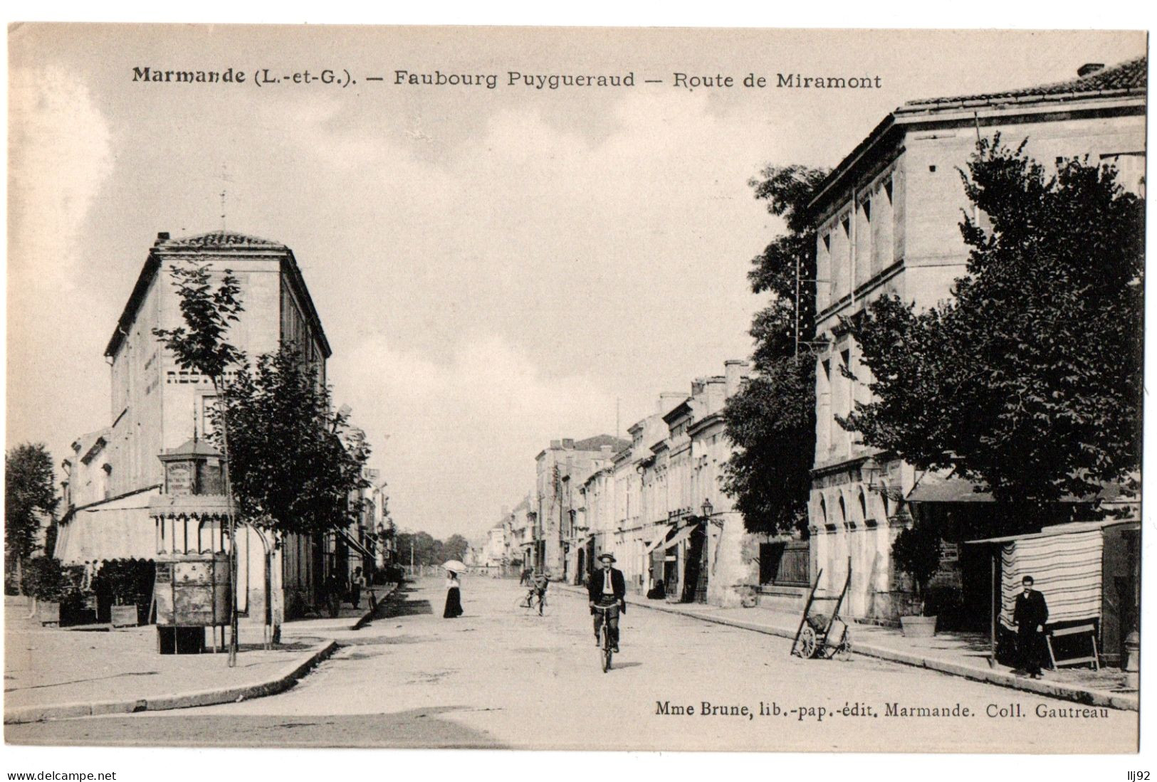 CPA 47 - MARMANDE (Lot Et Garonne) - Faubourg Puygueraud - Route De Miramont - Marmande