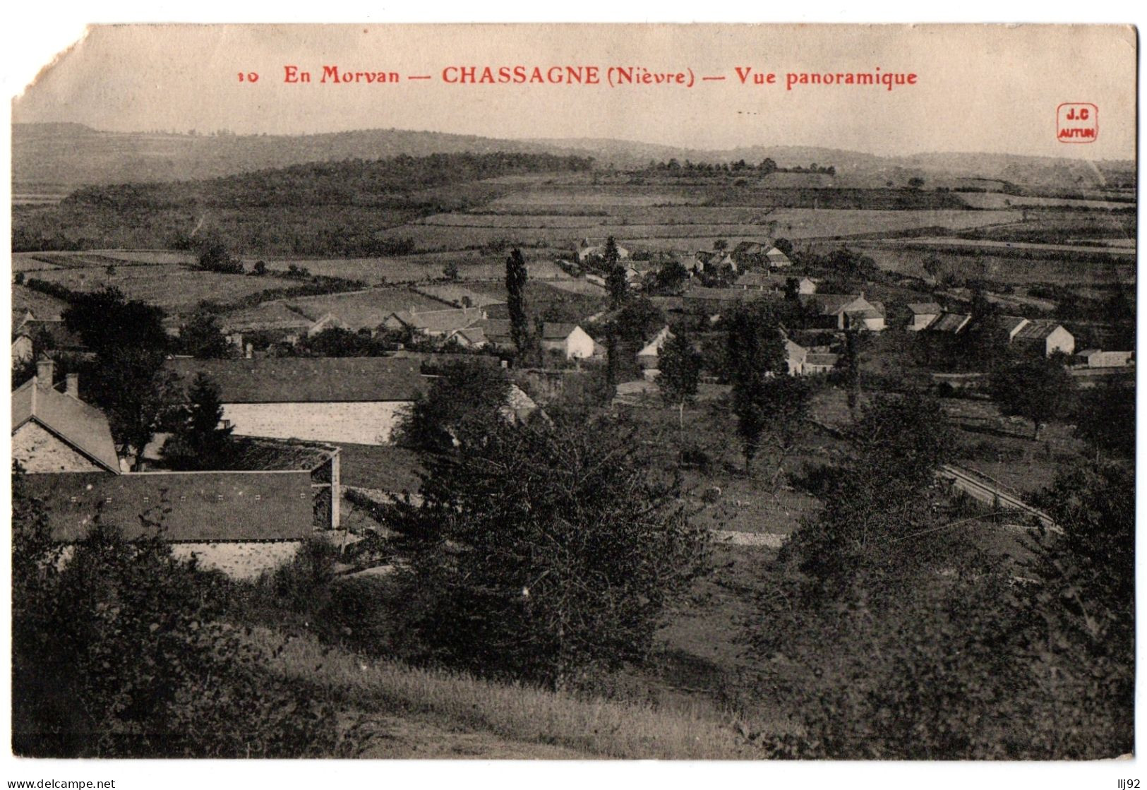 CPA 58 - CHASSAGNE (Nièvre) - 10. Vue Panoramique - En Morvan - JC Autun - Sonstige & Ohne Zuordnung