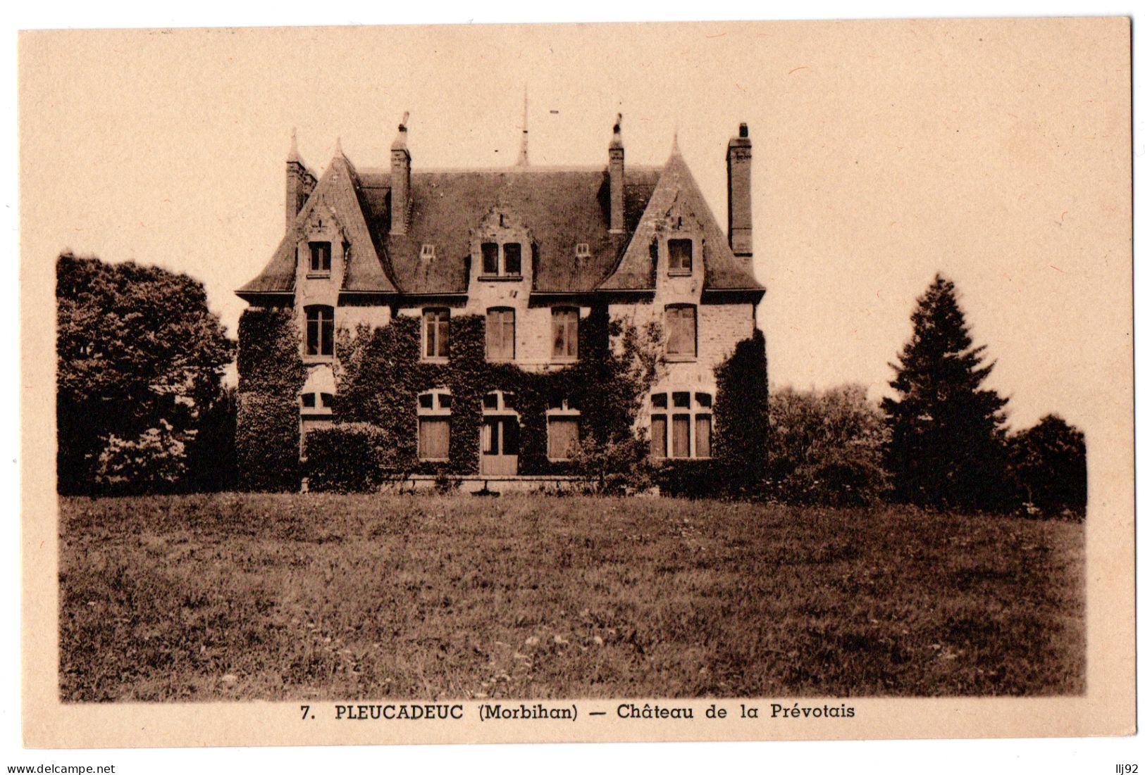 CPA 56 - PLEUCADEUC (Morbihan) - 7. Château De La Prévotais - Sonstige & Ohne Zuordnung