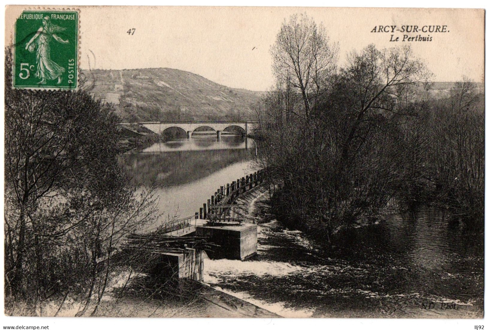 CPA 89 - ARCY SUR CURE (Yonne) - 47. Le Perthuis - ND Phot - Ancy Le Franc