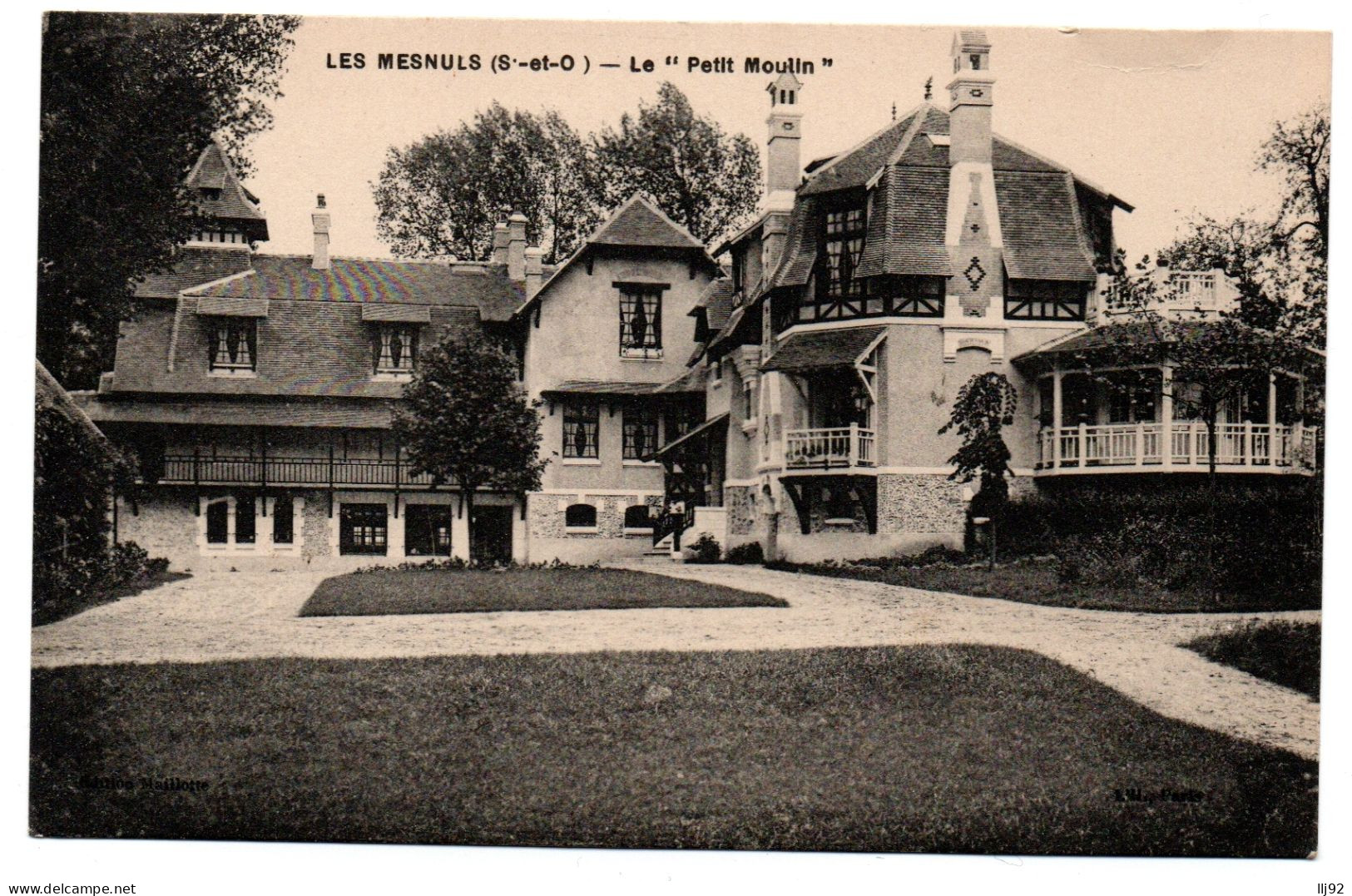 CPA 78 - LES MESNULS (Yvelines) - Le "Petit Moulin" - Ed. Maillotte - Sonstige & Ohne Zuordnung