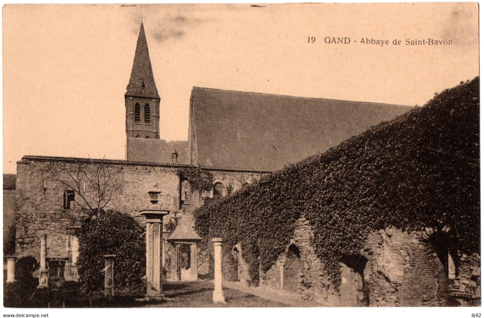 CPA Belgique - GAND - 19. Abbaye De Saint-Bavon - Gent