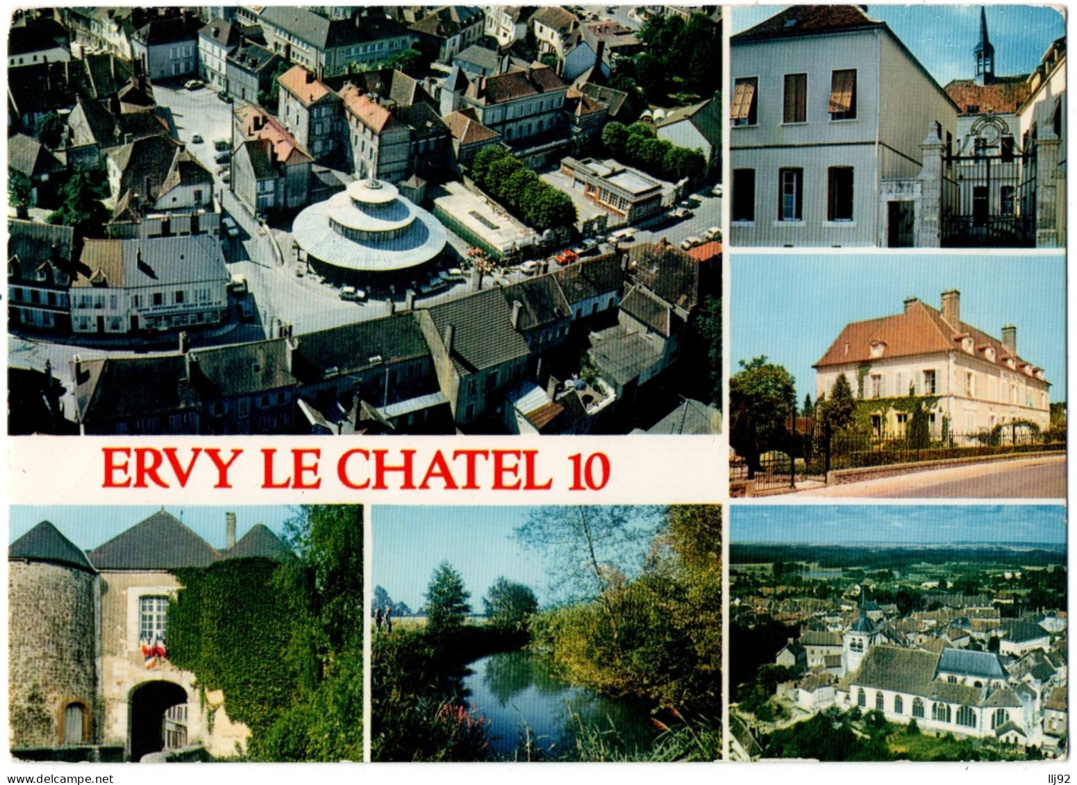 CPSM GF 10 - ERVY LE CHATEL (Aube) - Multivues - Ervy-le-Chatel