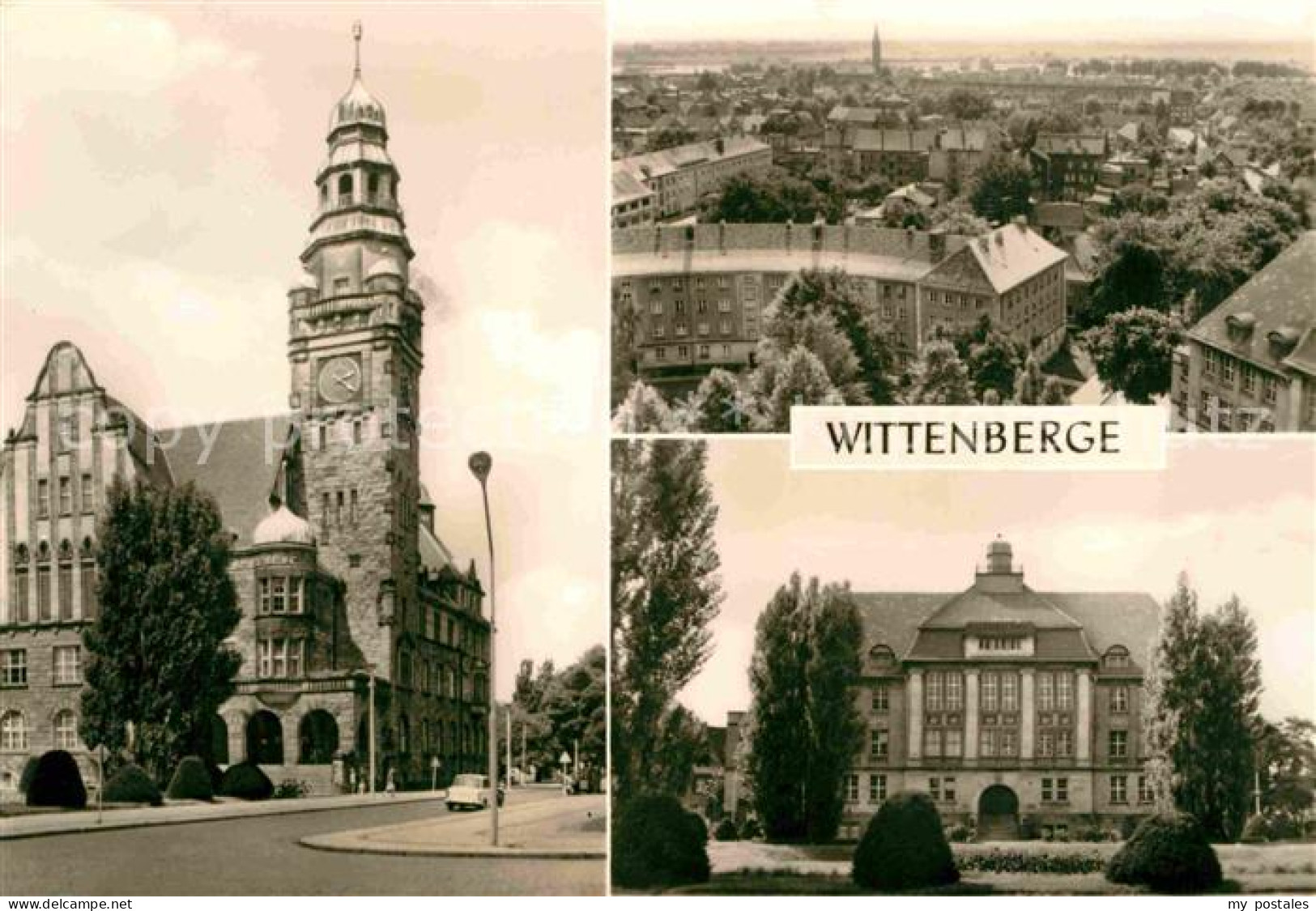 72632494 Wittenberge Prignitz Rathaus Blick Vom Rathausturm Oberschule Wittenber - Wittenberge