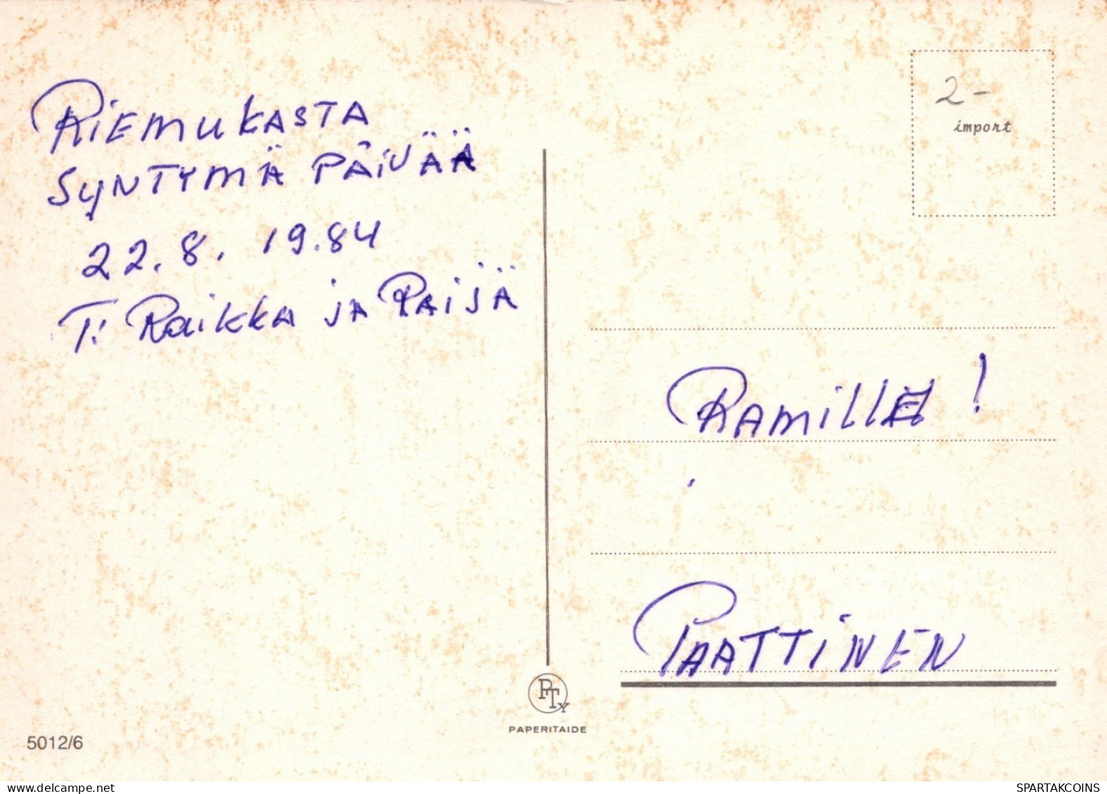 PERRO Animales Vintage Tarjeta Postal CPSM #PAN963.ES - Dogs