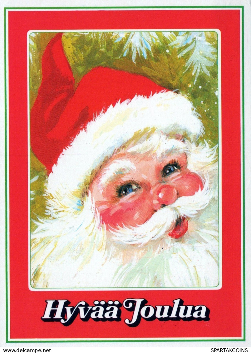 PAPÁ NOEL NAVIDAD Fiesta Vintage Tarjeta Postal CPSM #PAJ818.ES - Santa Claus