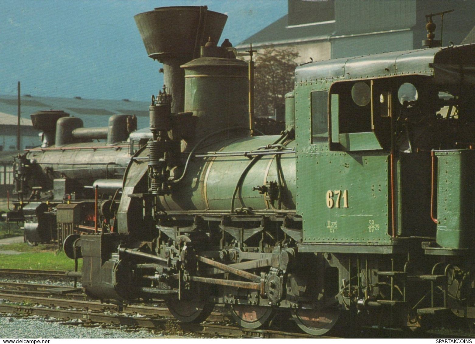 TREN TRANSPORTE Ferroviario Vintage Tarjeta Postal CPSM #PAA895.ES - Treinen