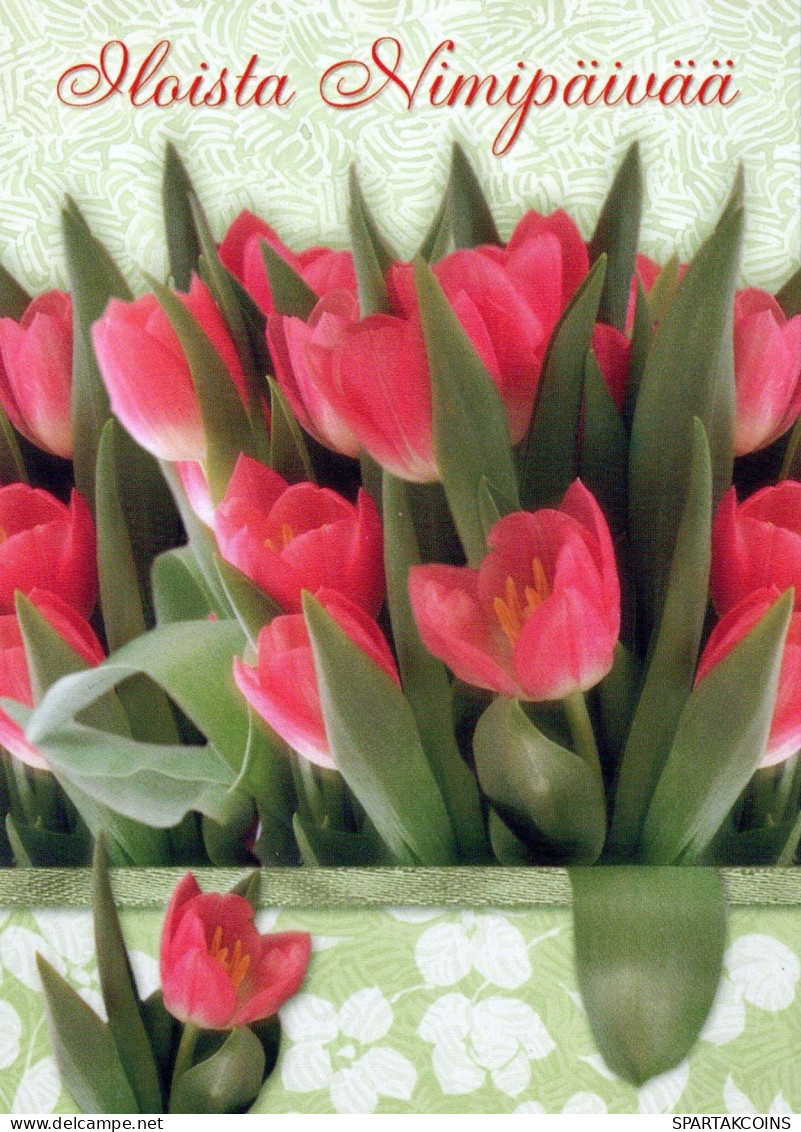 FLOWERS Vintage Ansichtskarte Postkarte CPSM #PBZ398.DE - Blumen