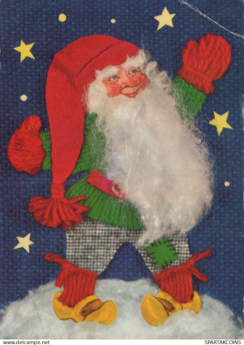 WEIHNACHTSMANN SANTA CLAUS Neujahr Weihnachten Vintage Ansichtskarte Postkarte CPSM #PBL381.DE - Santa Claus