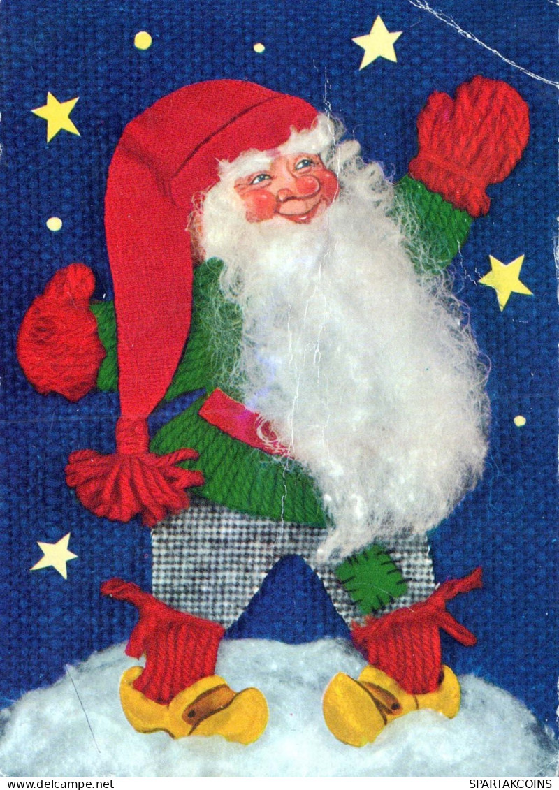 WEIHNACHTSMANN SANTA CLAUS Neujahr Weihnachten Vintage Ansichtskarte Postkarte CPSM #PBL381.DE - Santa Claus