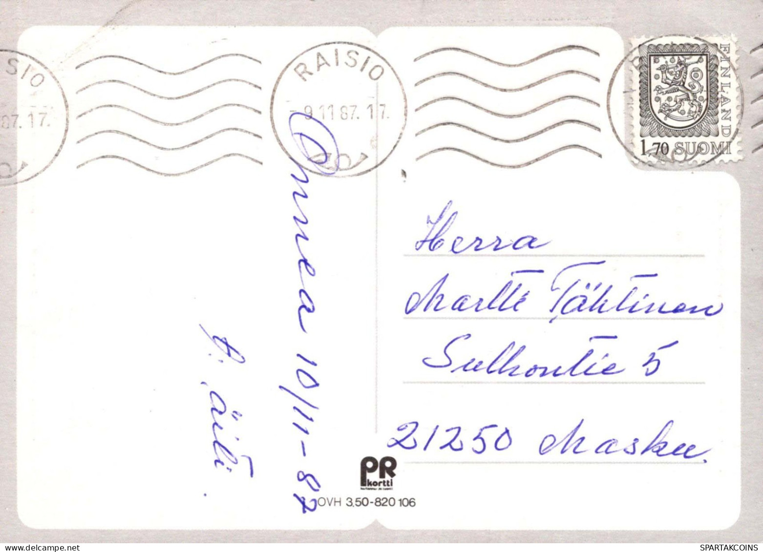 FLEURS Vintage Carte Postale CPSM #PAR929.FR - Blumen